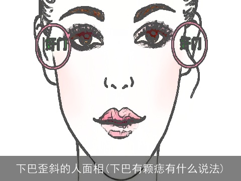 下巴歪斜的人面相(下巴有颗痣有什么说法)