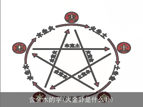 含金木的字(火金卦是什么卦)
