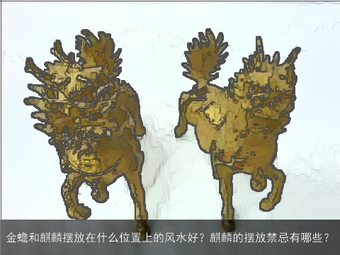 金蟾和麒麟摆放在什么位置上的风水好？麒麟的摆放禁忌有哪些？