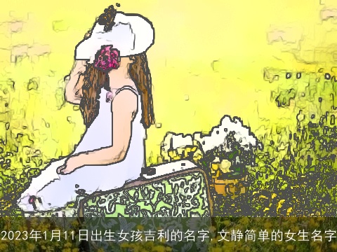 2023年1月11日出生女孩吉利的名字,文静简单的女生名字