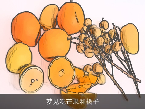 梦见吃芒果和橘子